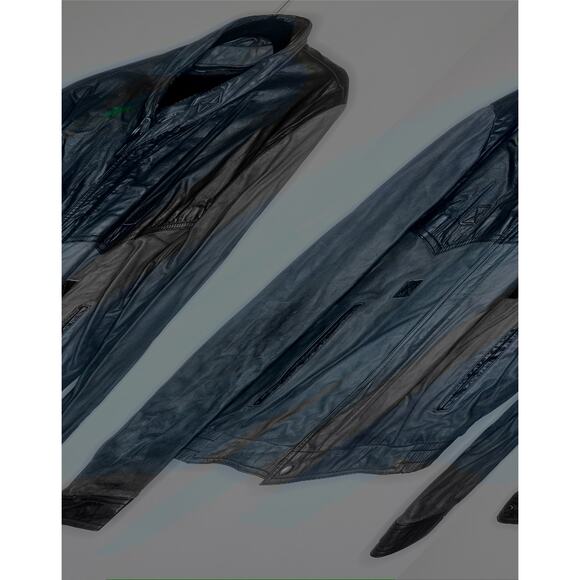 VINTAGE 80s Leather Bomber Jacket Hill and Archer Size 42 - Picture 7 of 12